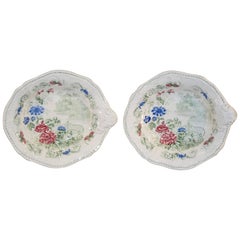 Pareja de platos perfilados del siglo XIX