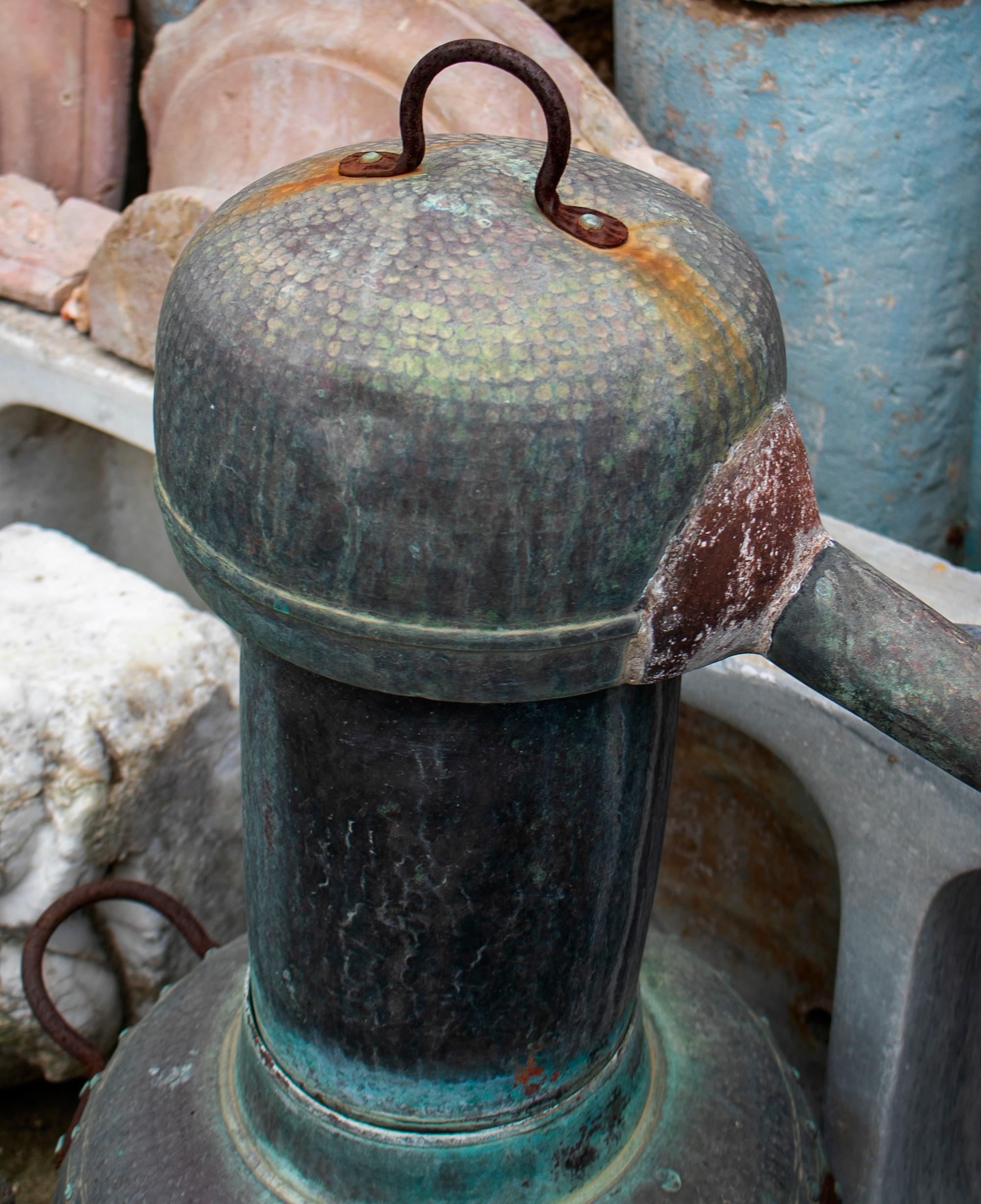 Paire de Stills Spanish Galician Copper Spirit en cuivre du 19ème siècle Bon état - En vente à Marbella, ES