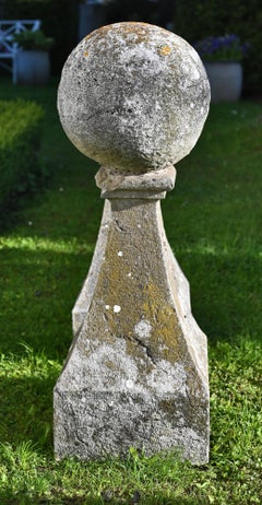 19th Century Pair of Stone Objects Around 1830 Italy Carved Out of Stone