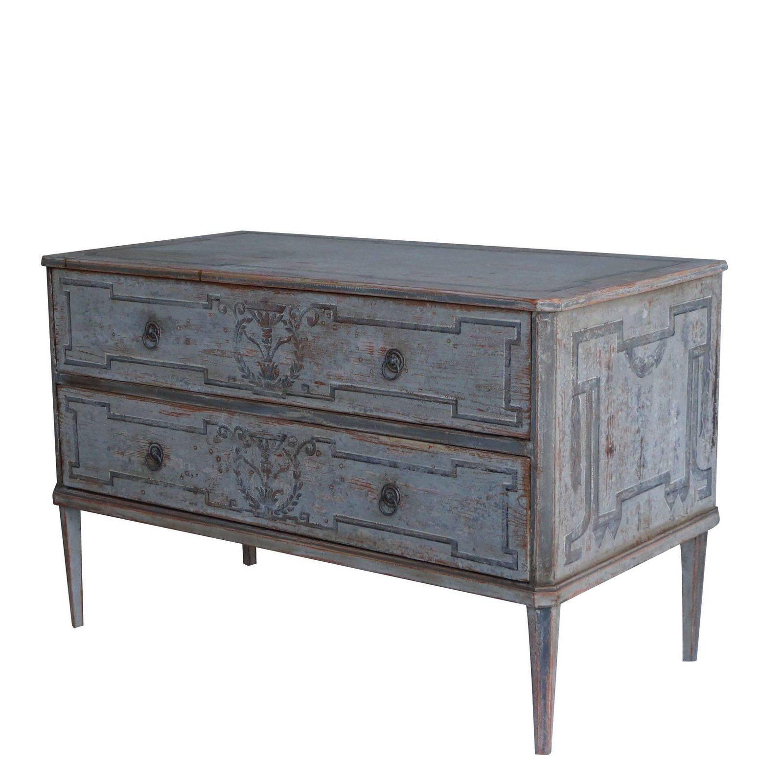 19th Century Pair of Swedish Chests In Good Condition In West Palm Beach, FL