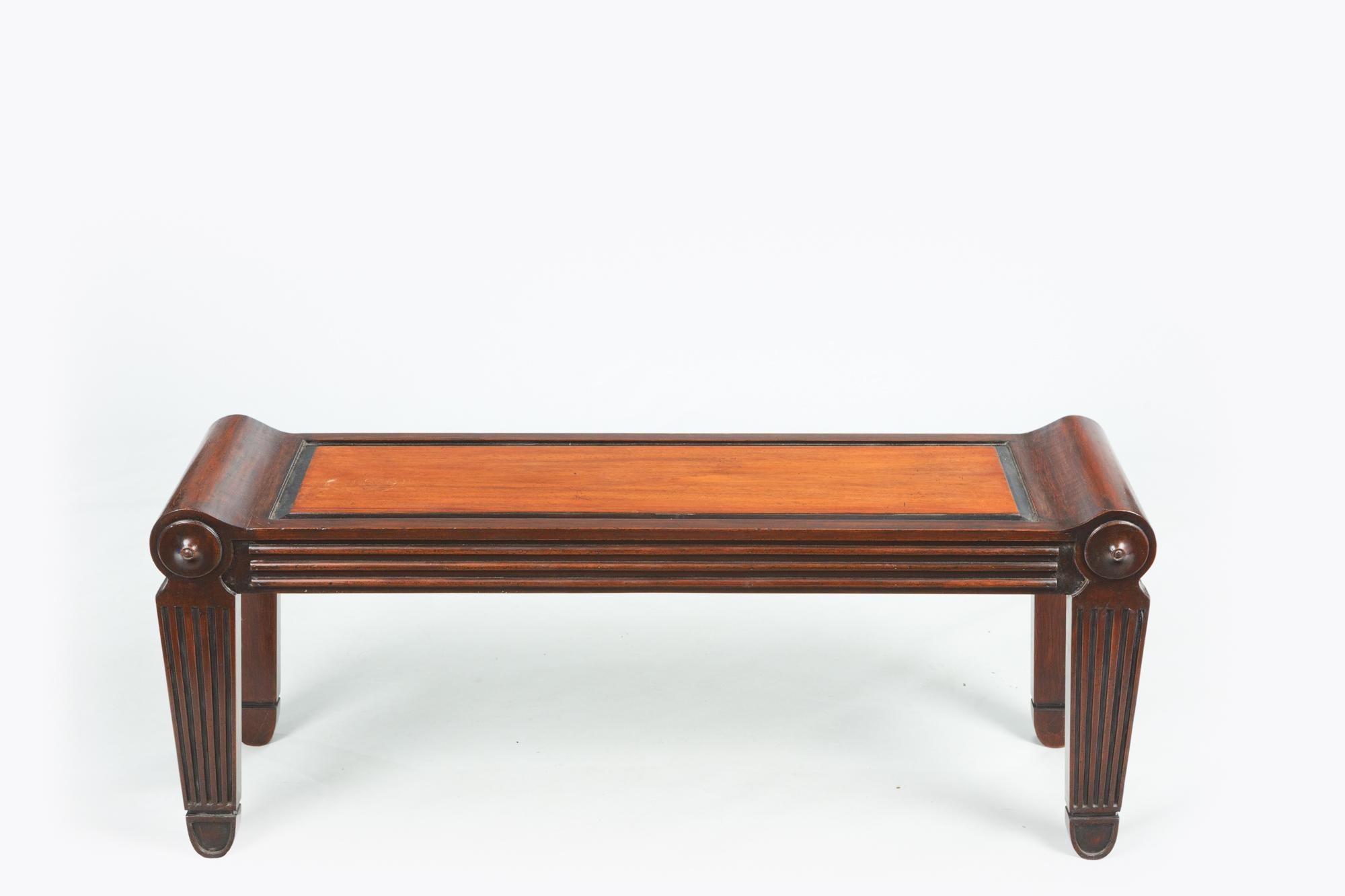 Irish 19th Century Pair of Tatham Hall Benches after Charles Heathcote Tatham For Sale