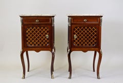 Coppia di comodini/tavolini di transizione del XIX secolo, Francia ca. 1870