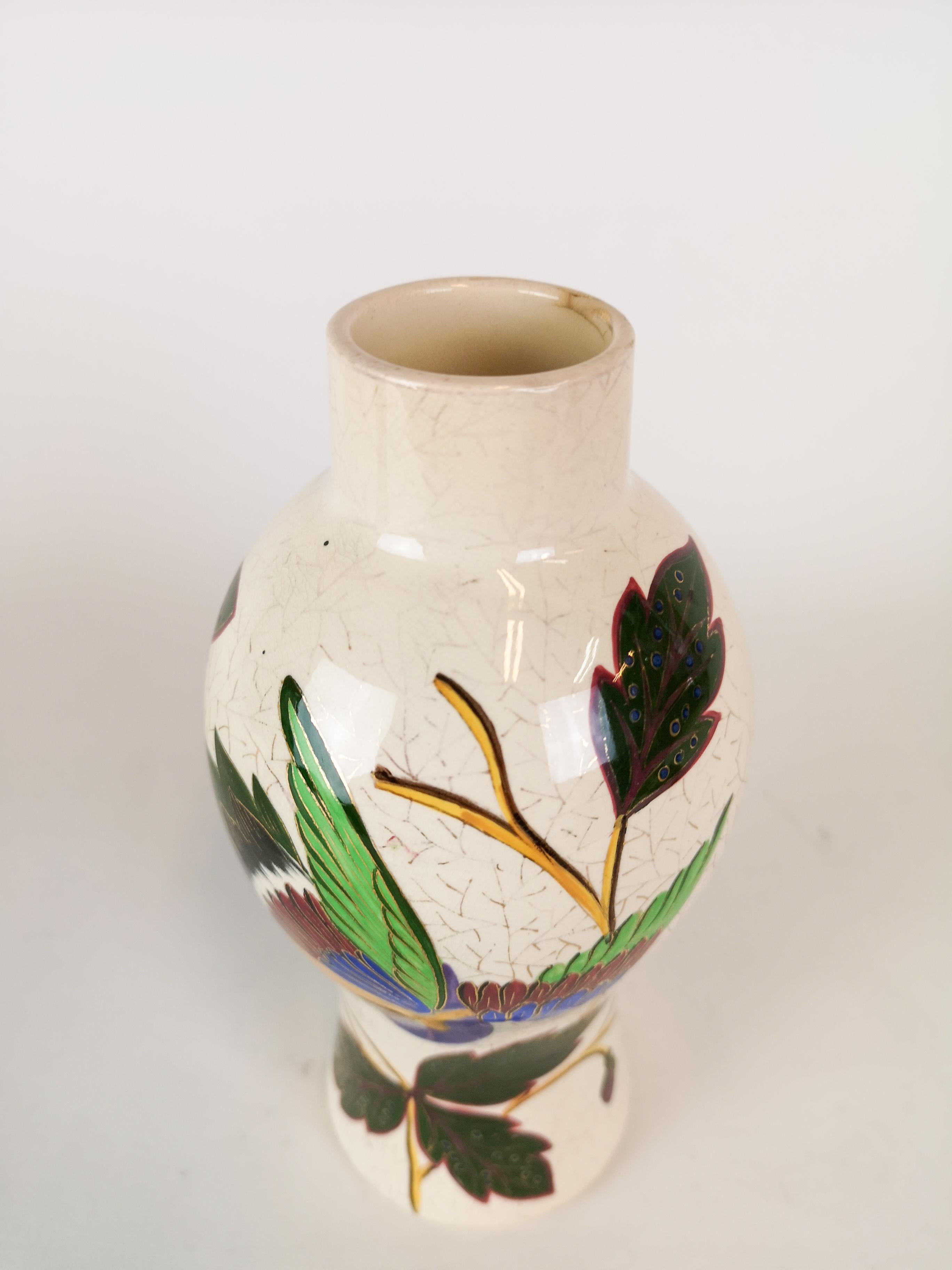 19th Century Pair of Vases Art Nouveau Gustavsberg, Sweden 2