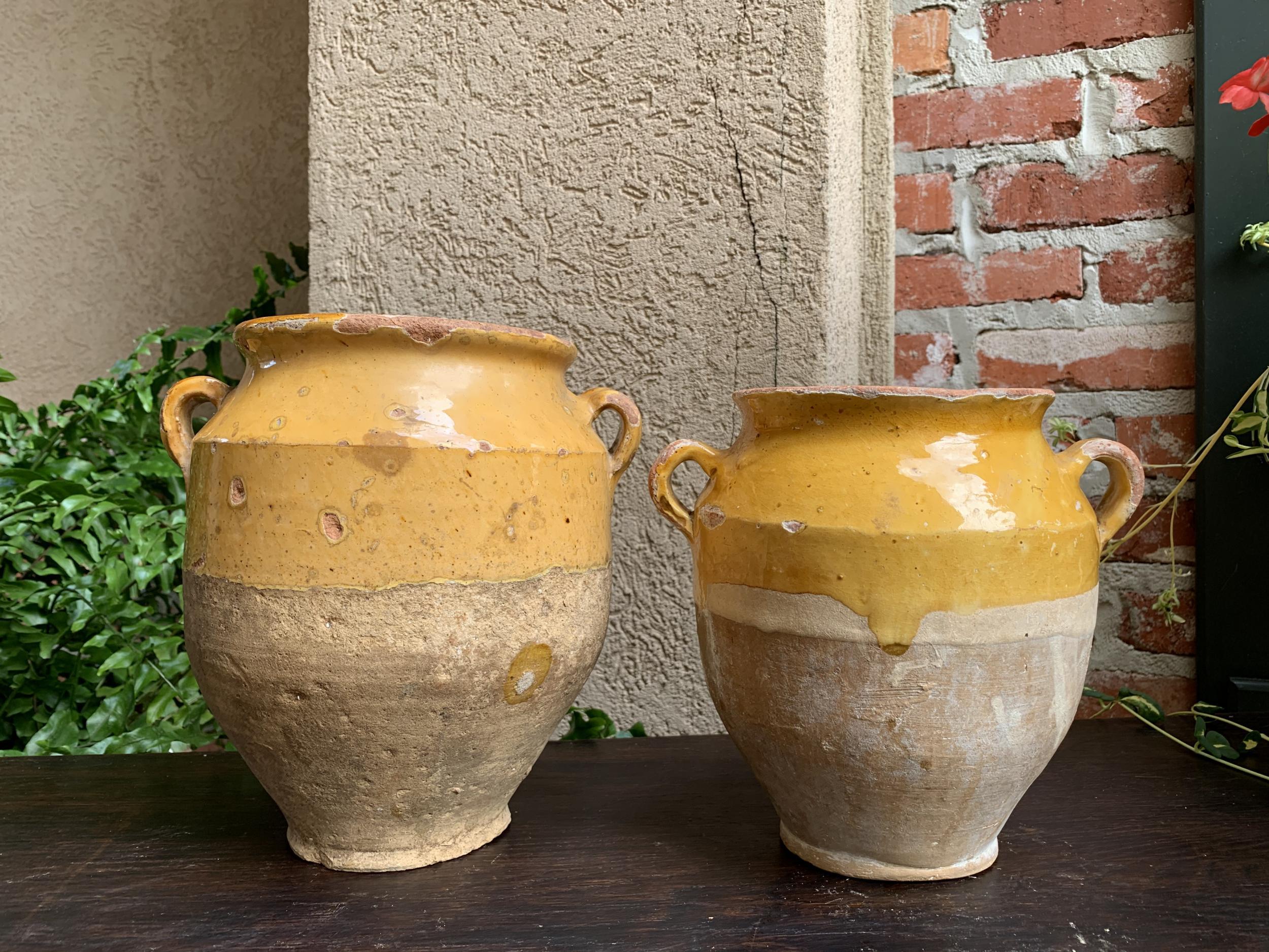 glazed confit pot