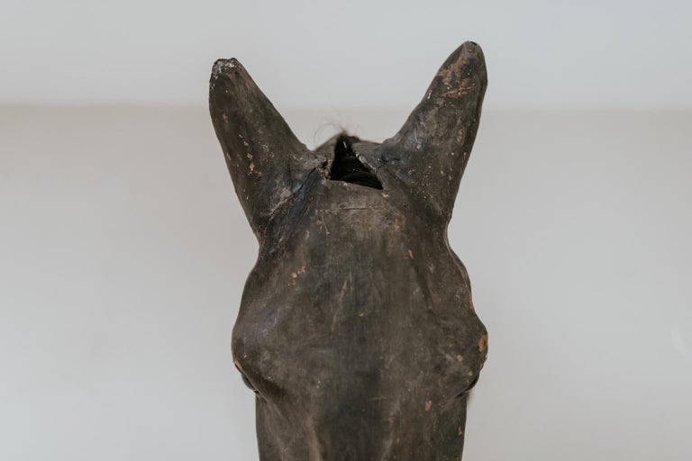 19th Century Papier Mâché Horse Head at 1stDibs