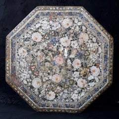 table Cachemire en papier mâché du 19ème siècle