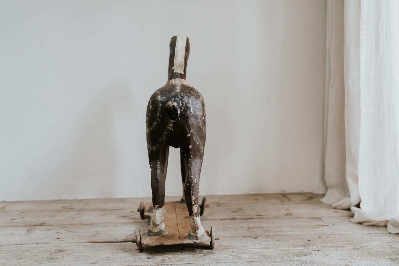 19th Century Papier Mâché Toy Horse For Sale 3