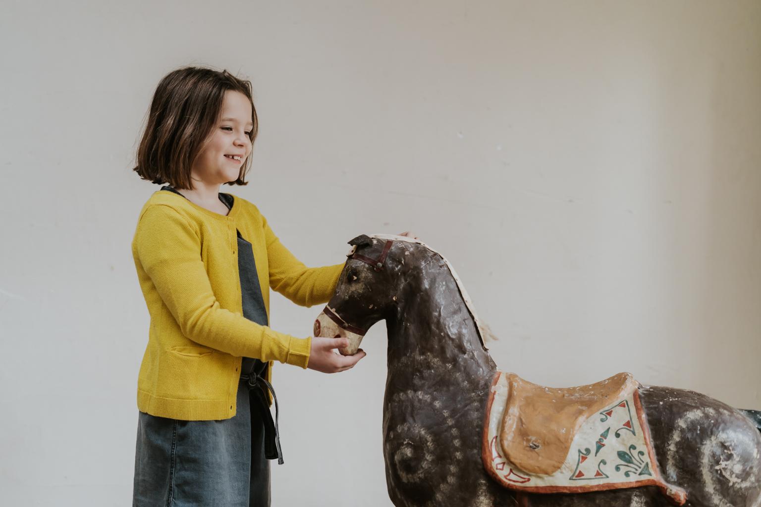 paper mache horse head