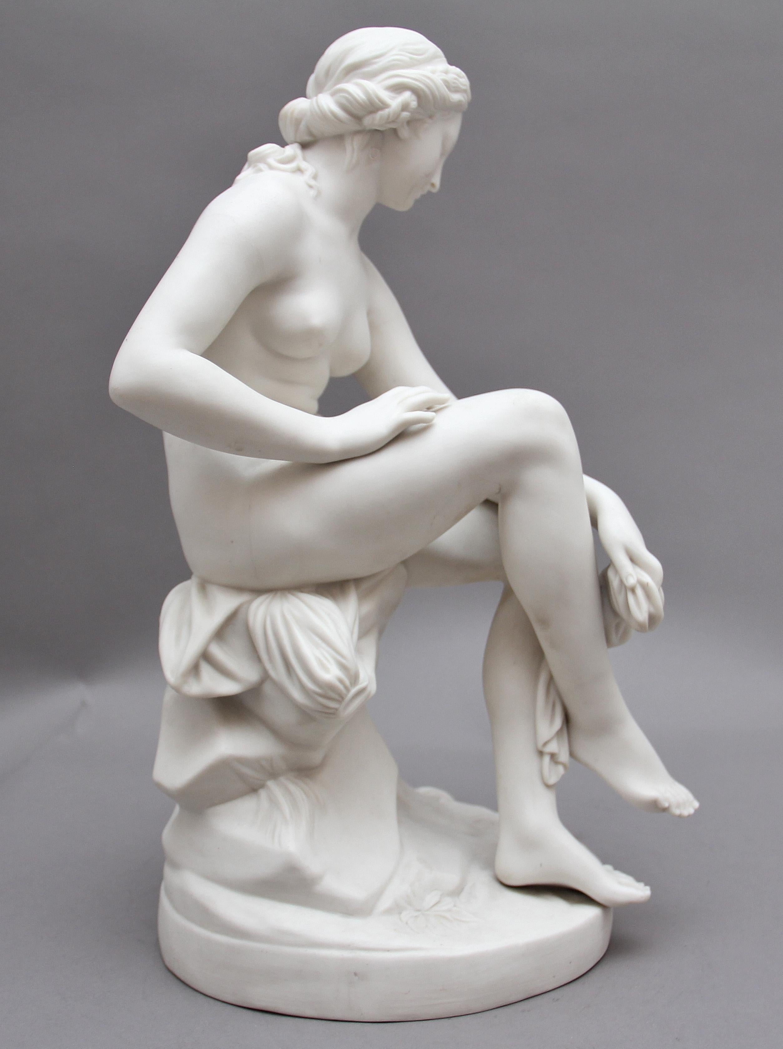 Early Victorian 19th Century Parain Figure of a Female Nude For Sale