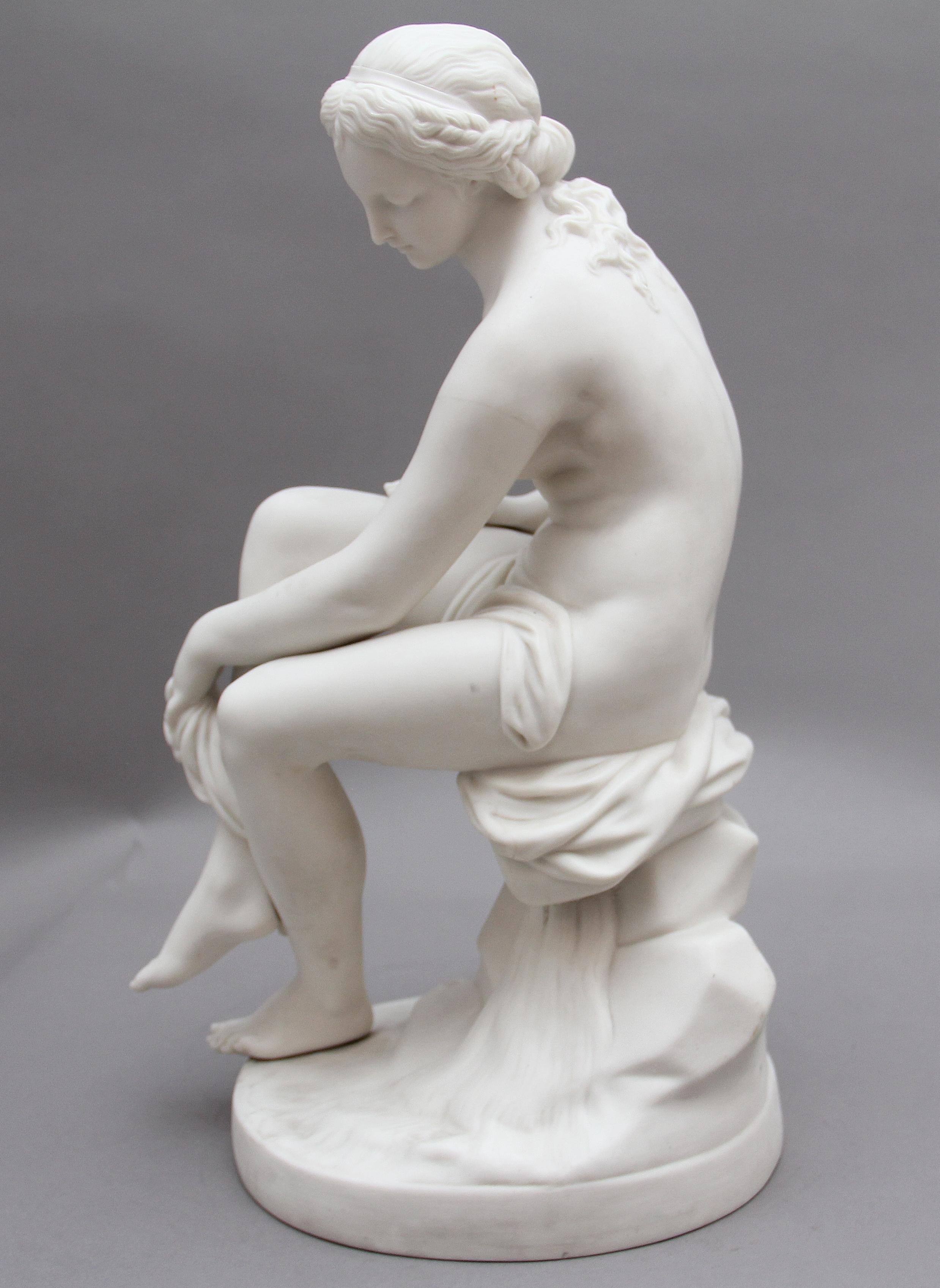 19th Century Parain Figure of a Female Nude In Good Condition For Sale In Martlesham, GB