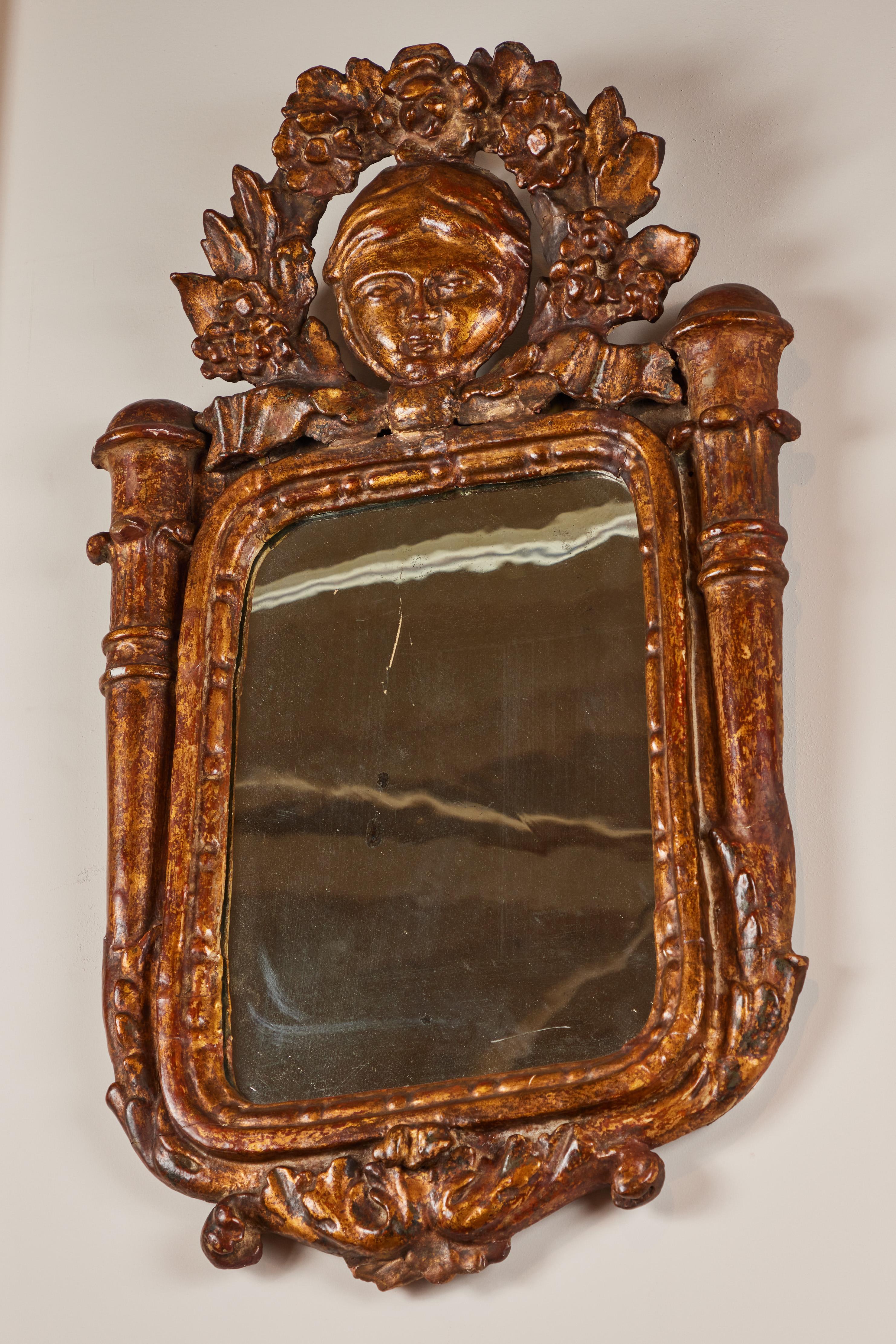 19th Century, Parcel Gilt Relief Mirrors For Sale 3