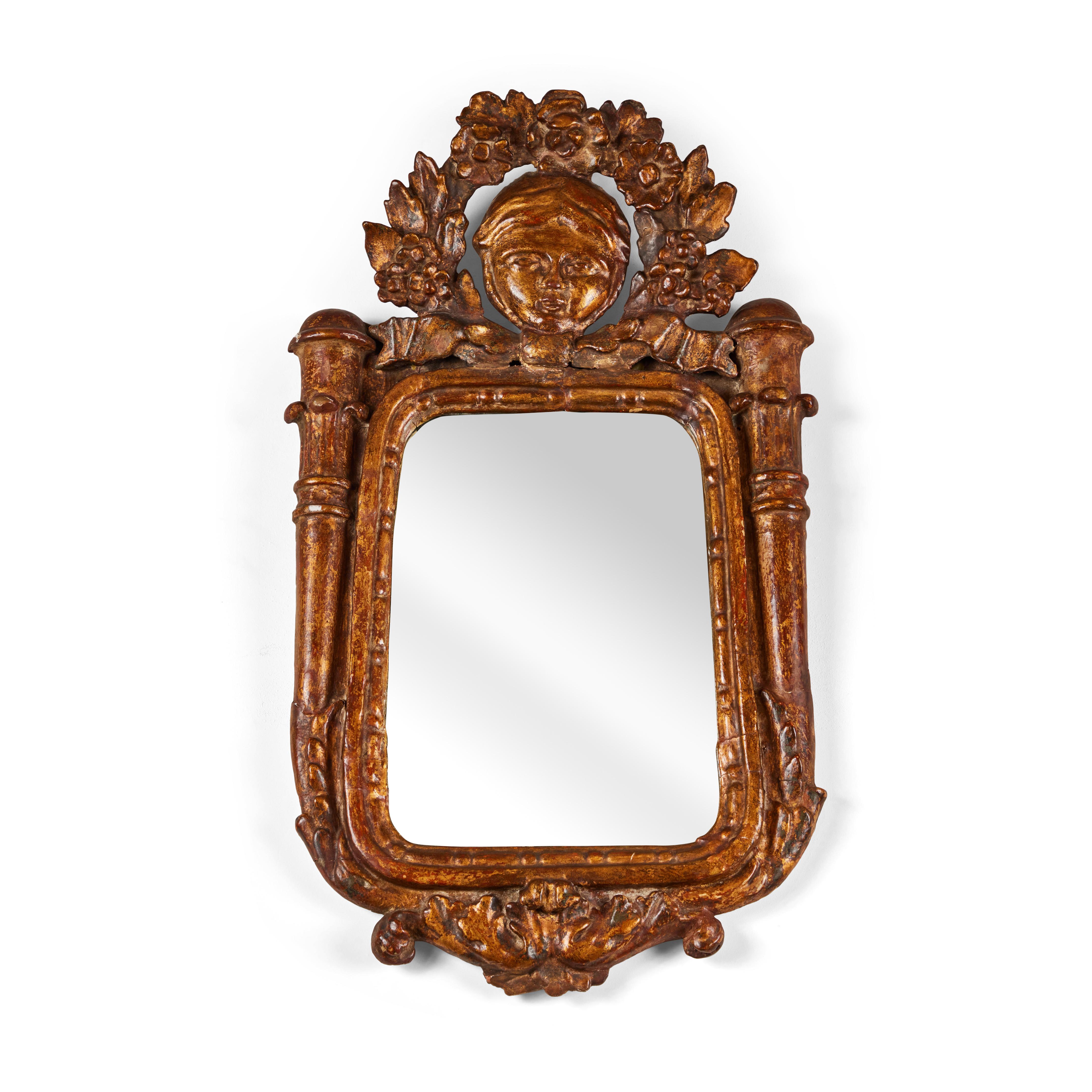 Early 19th Century 19th Century, Parcel Gilt Relief Mirrors