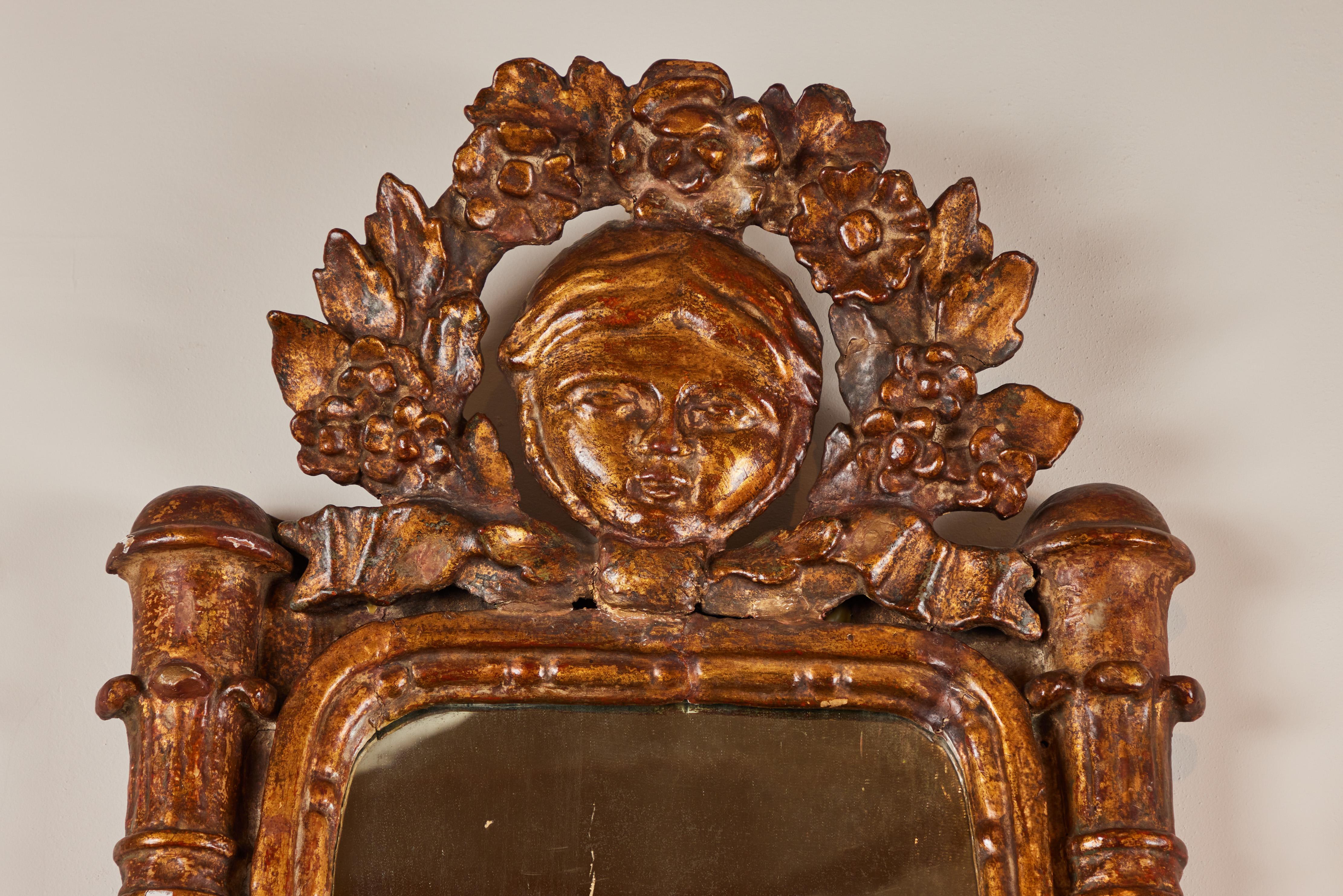 19th Century, Parcel Gilt Relief Mirrors For Sale 1