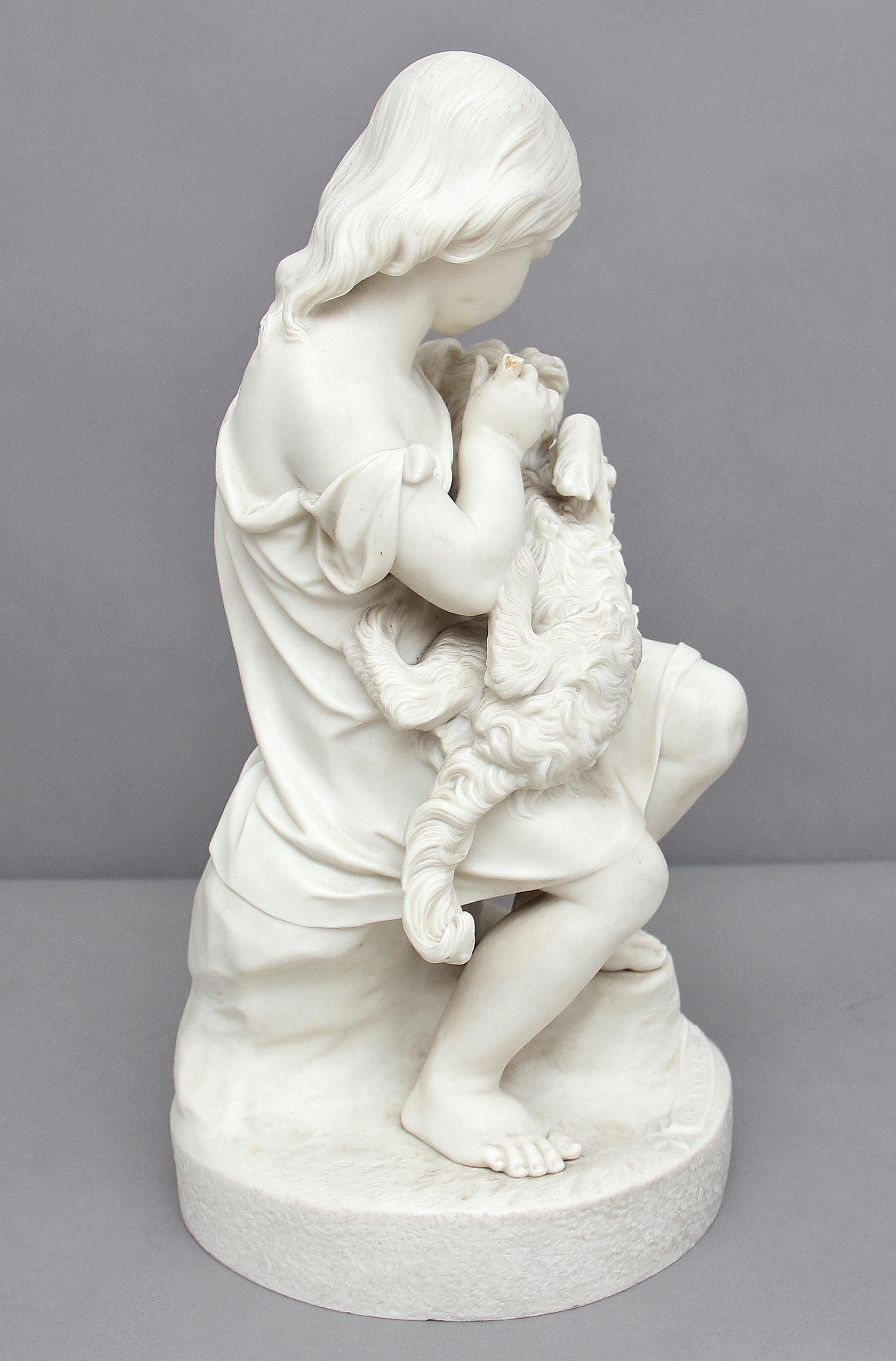 Early Victorian 19th Century Parian Figure For Sale