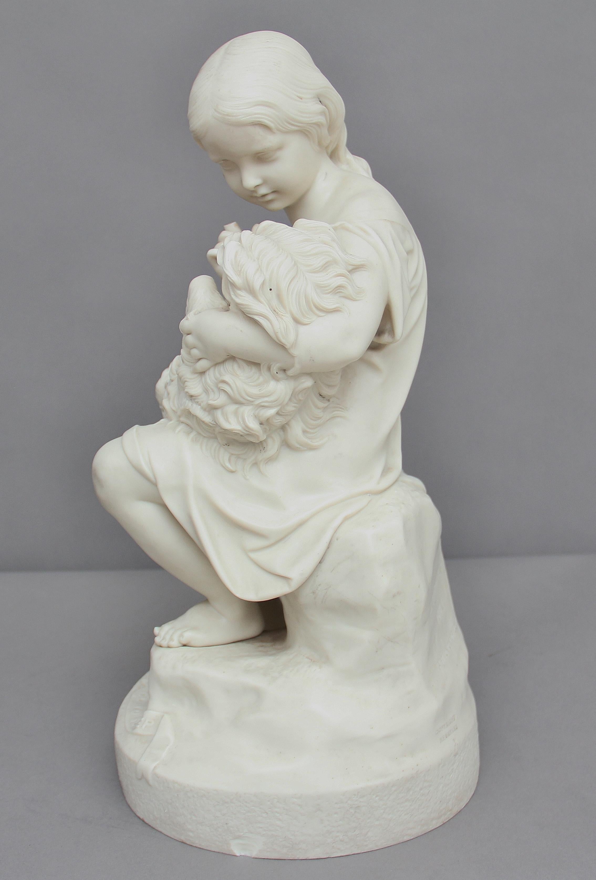 19th Century Parian Figure In Good Condition For Sale In Martlesham, GB