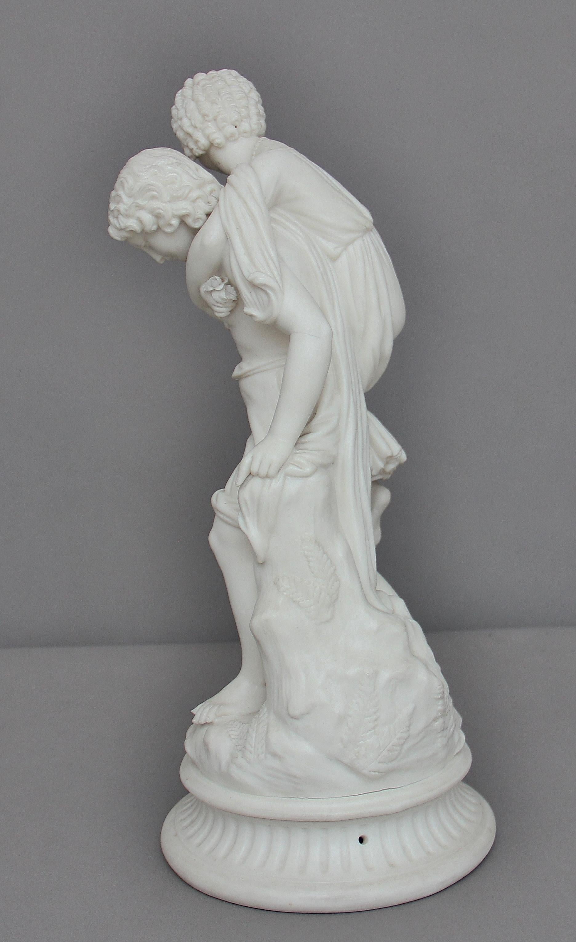 19th Century Parian Figure In Good Condition For Sale In Martlesham, GB