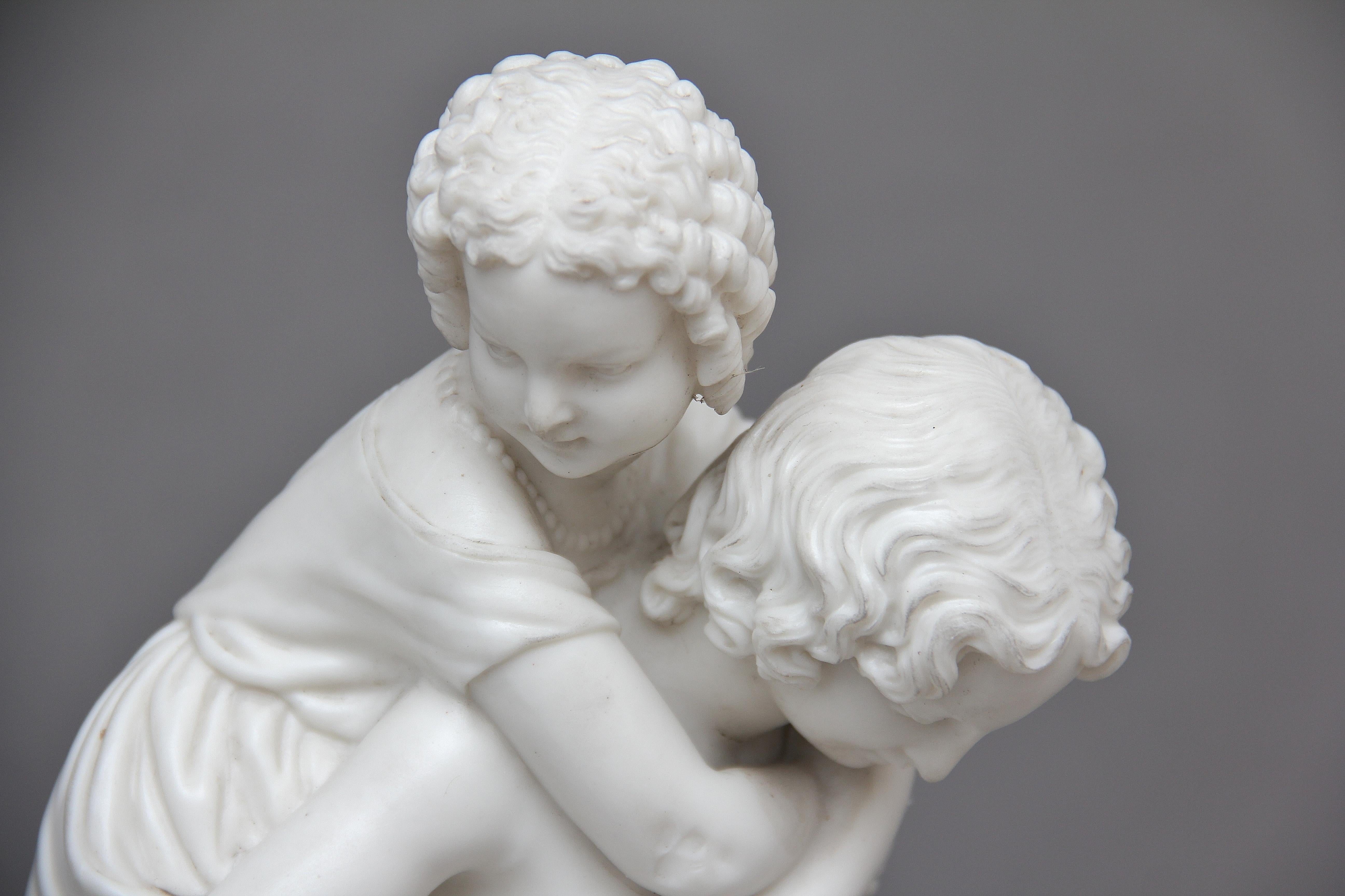 Mid-19th Century 19th Century Parian Figure