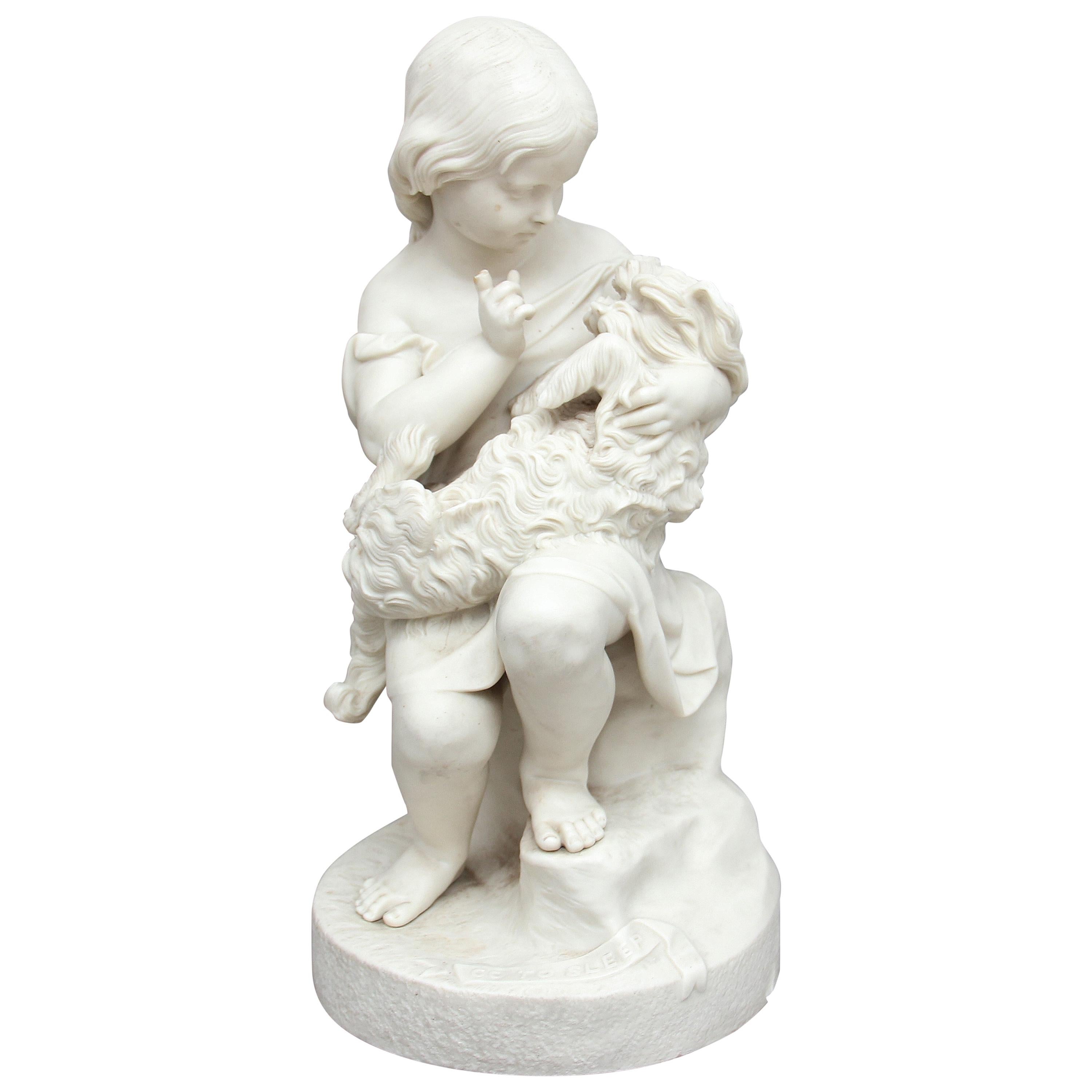 19th Century Parian Figure For Sale