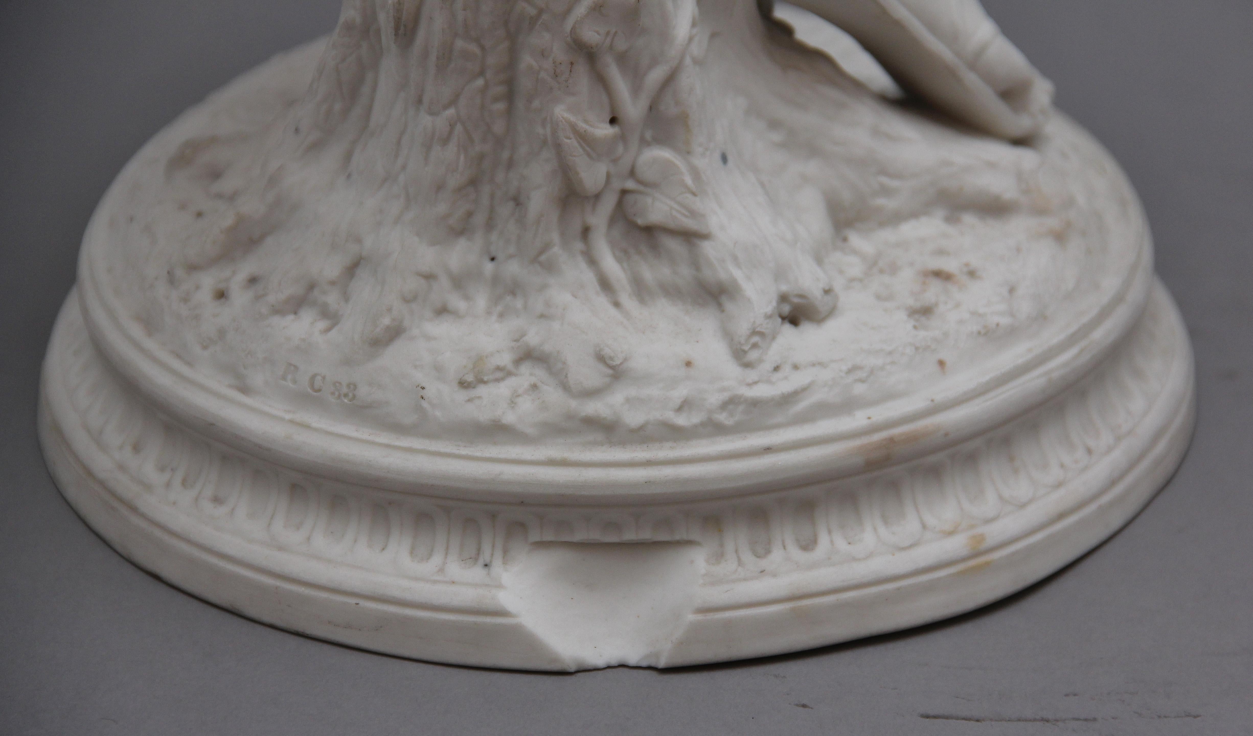 Figura mariana di fanciulla in fiore del XIX secolo in vendita 3
