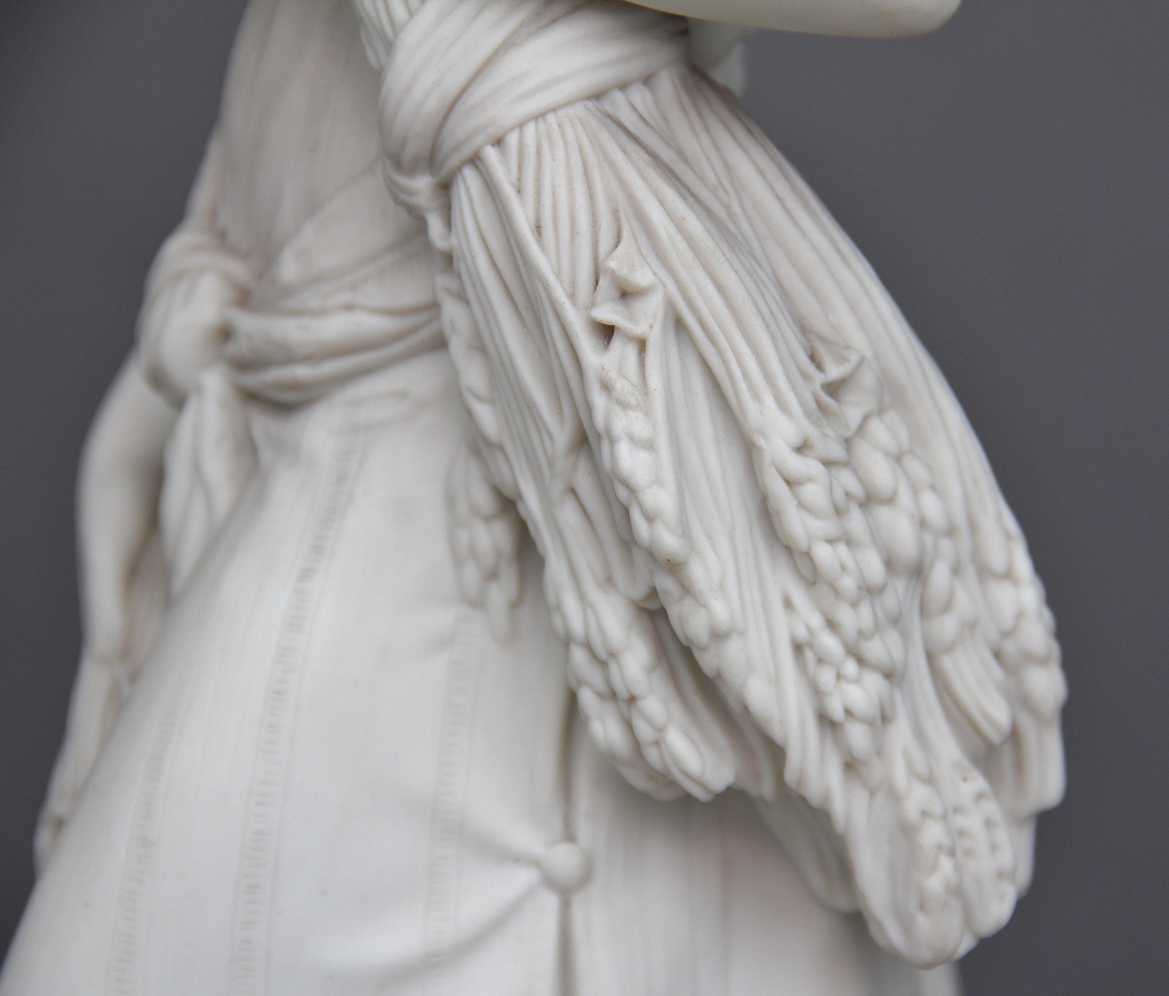 19th Century Parian Figure of Ruth 3