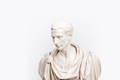 19th Century Parian Ware Bust of Julius Caesar
