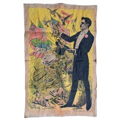 19th Century Paris Magicians Poster on Canvas