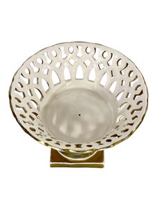 Vaso a cesto in porcellana di Parigi del XIX secolo