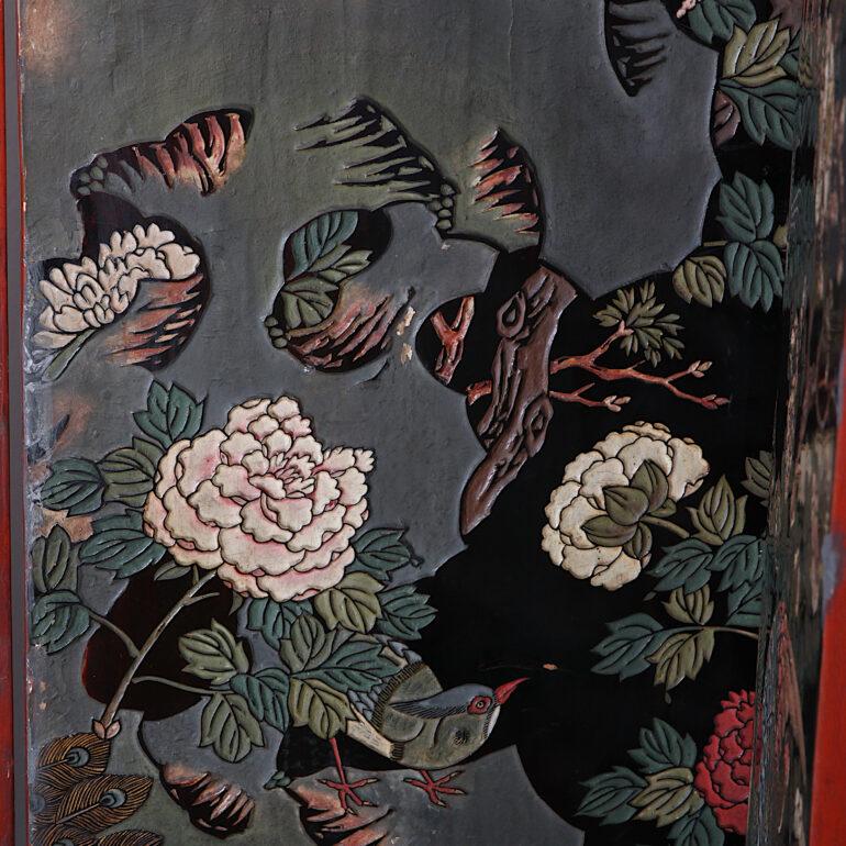 19. Jahrhundert Pariser 10 Panel Koromandel-Lack Chinoiserie Bildschirm C.1860 im Angebot 1