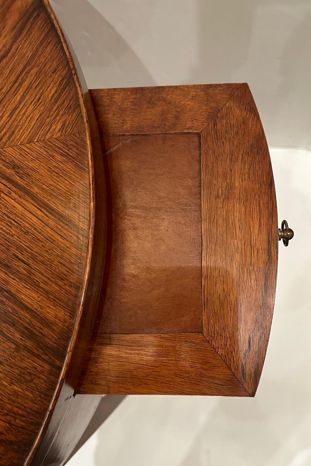19th Century Parquetry and Marquetry Flip Top Table In Good Condition For Sale In Newport Beach, CA