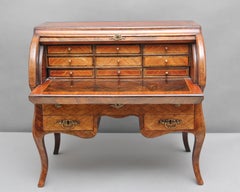 19th Century Parquetry Miniature Desk