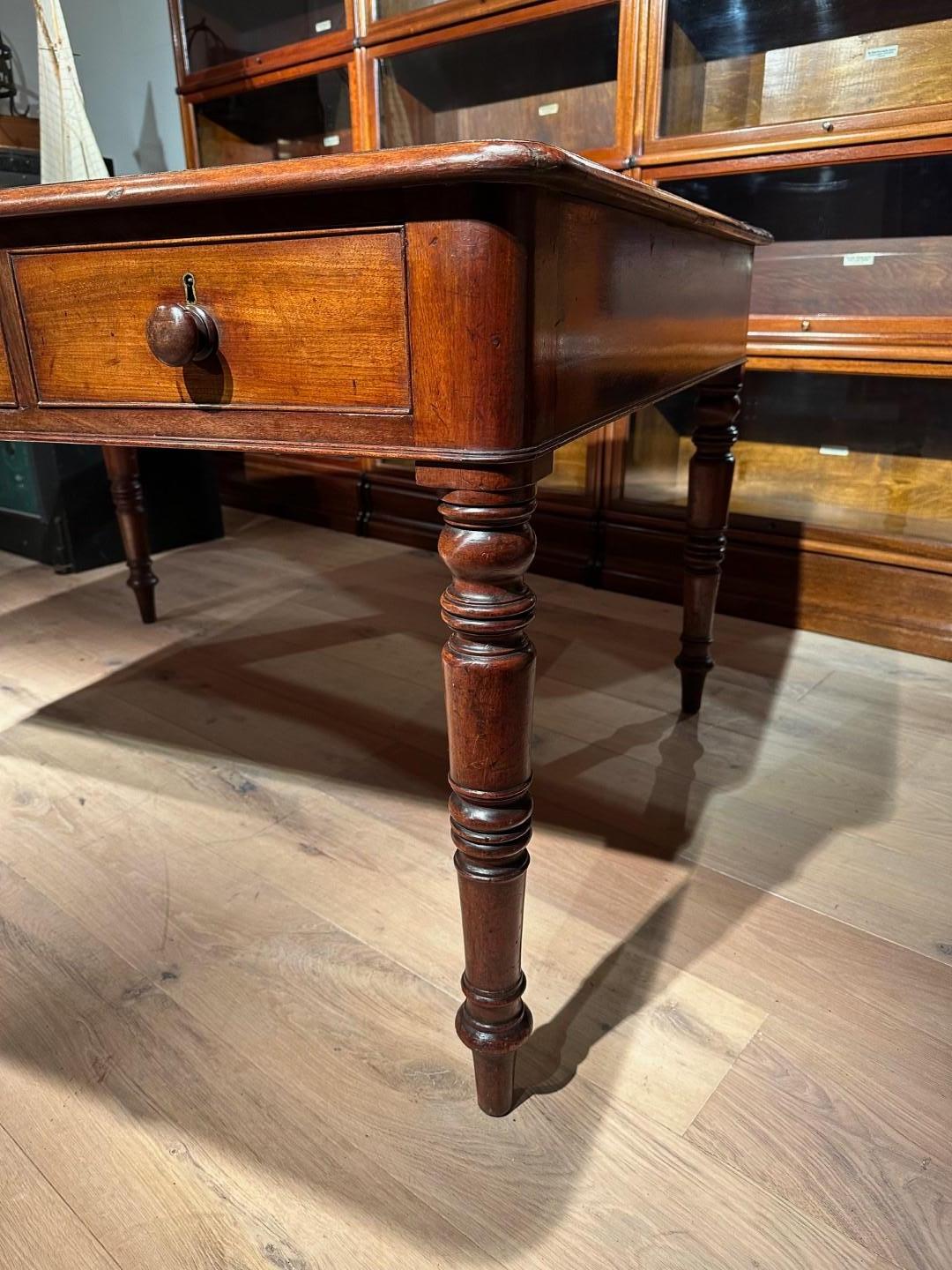 19th Century partners writing table In Good Condition In Eindhoven, NL