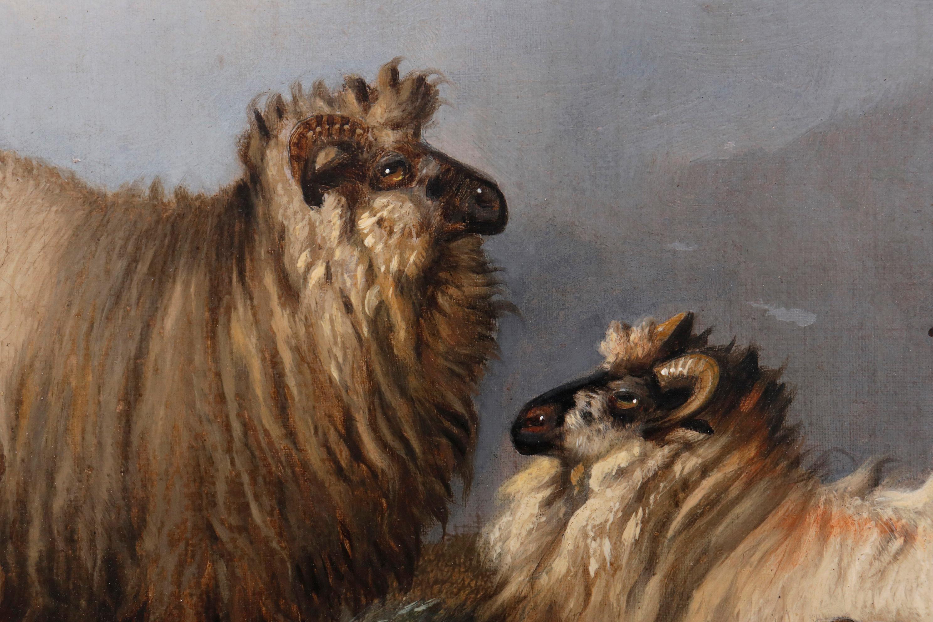 Édouardien peinture pastorale du 19ème siècle : 