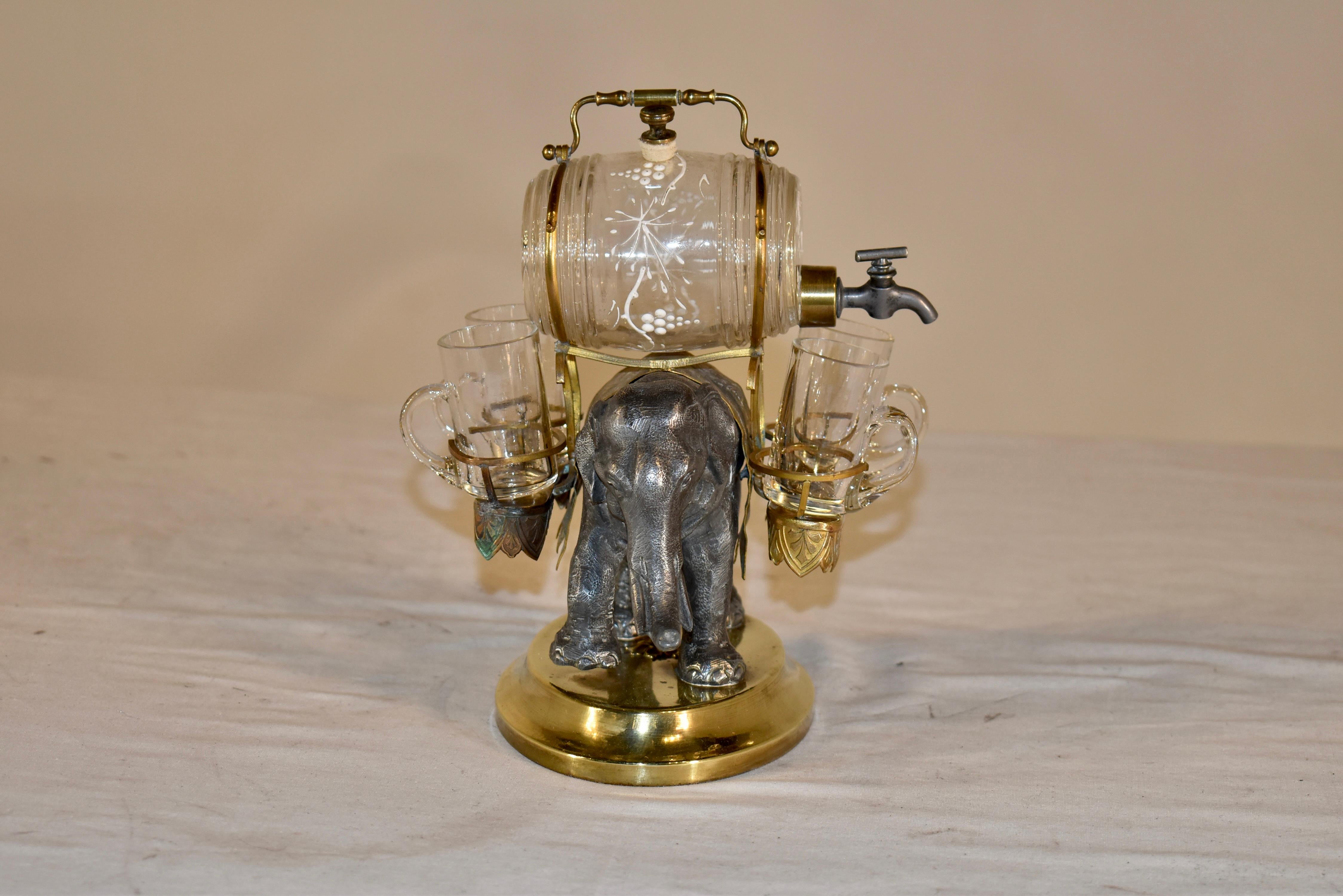 French 19th Century Patinated Bronze Tantalus For Sale