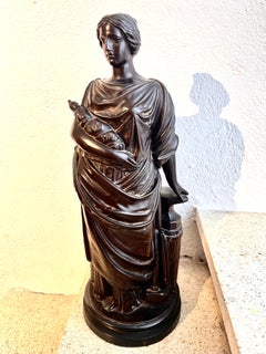 19th Century Patinated Terracotta French Sculpture