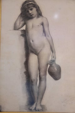 Pencil Drawing by William Charles Thomas Dobson