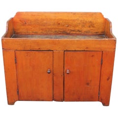 19th Century Pennsylvania Two-Door Dry Sink