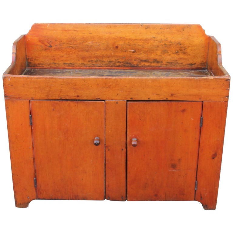 19th Century Pennsylvania TwoDoor Dry Sink For Sale at 1stDibs