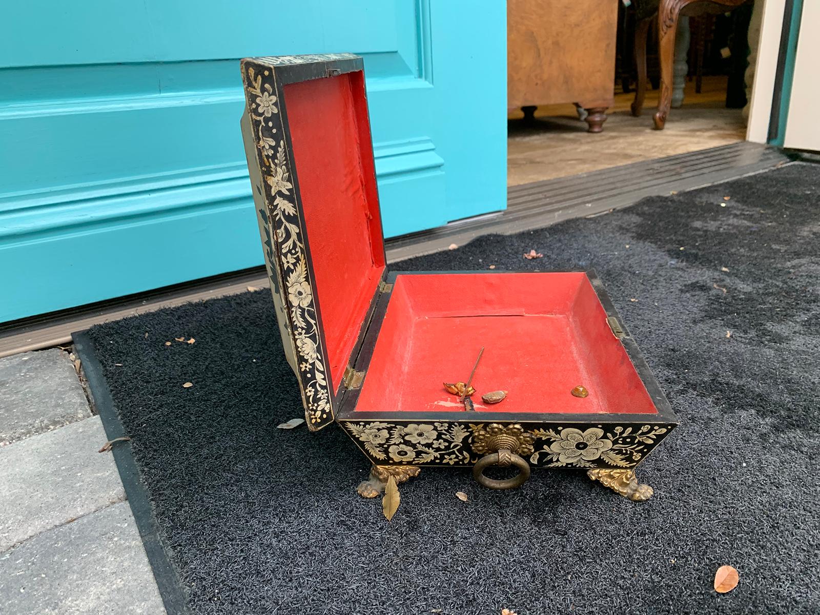 19th Century Penwork Box, circa 1820 In Good Condition In Atlanta, GA