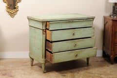 19th Century Period  French, Empire Painted Commode