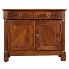 19th Century Period French Empire Walnut Buffet