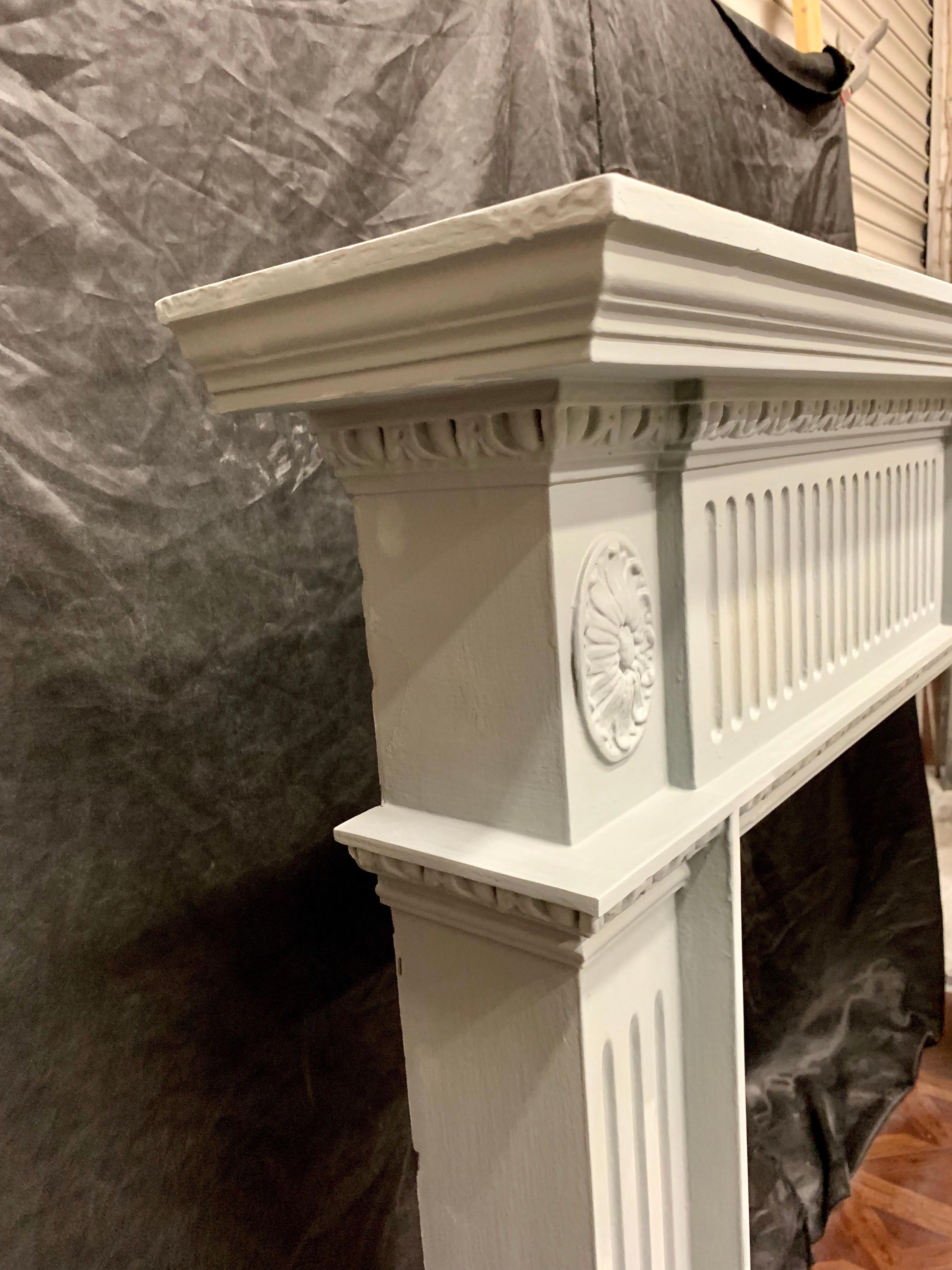 19th Century Period Georgian Style Wooden Fireplace Surround In Good Condition In Edinburgh, GB