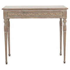 19th Century Period Gustavian Freestanding Console Table