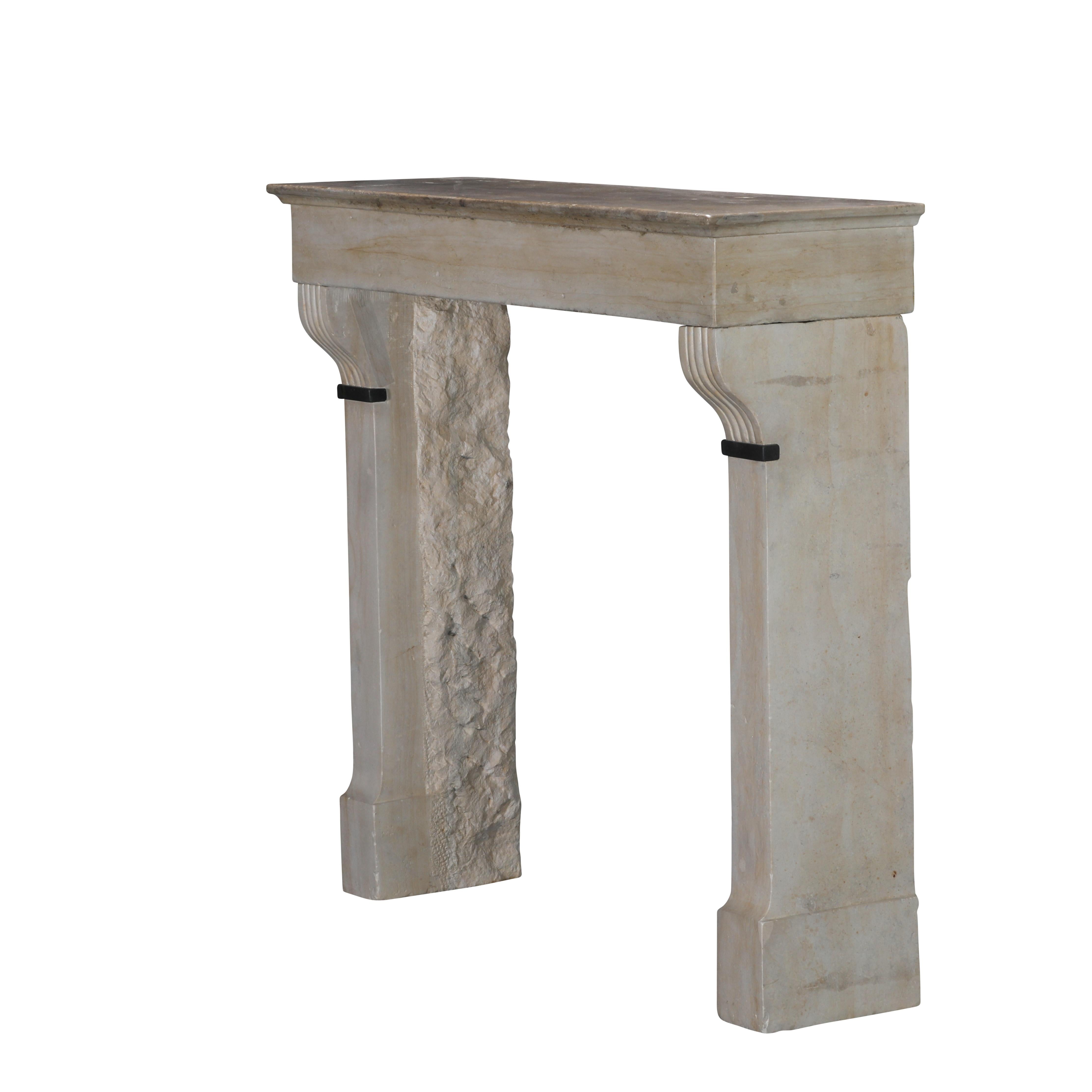 19th Century Period Townhouse Fireplace Surround With Black Marble Detail For Sale 4