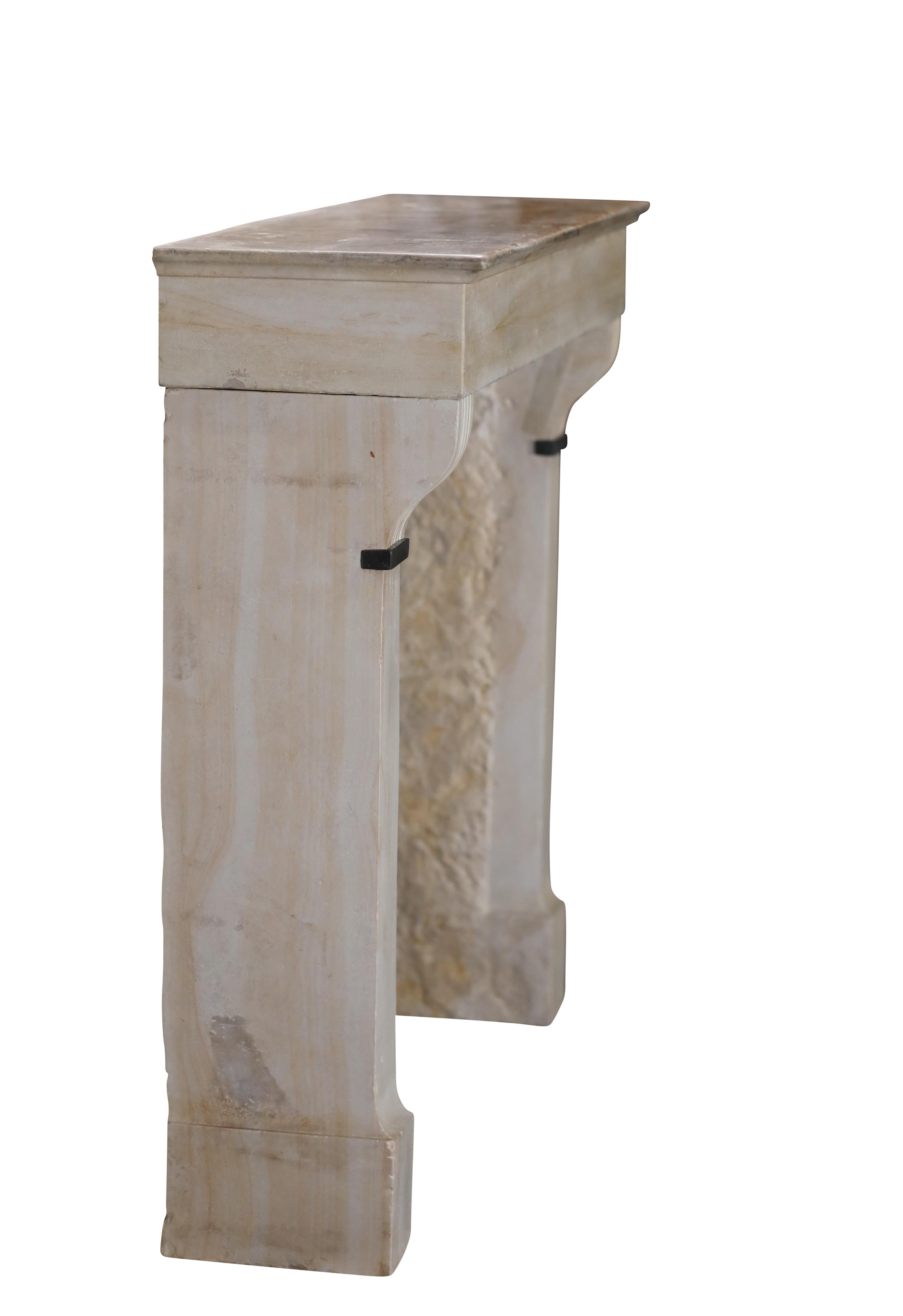 19th Century Period Townhouse Fireplace Surround With Black Marble Detail For Sale 10