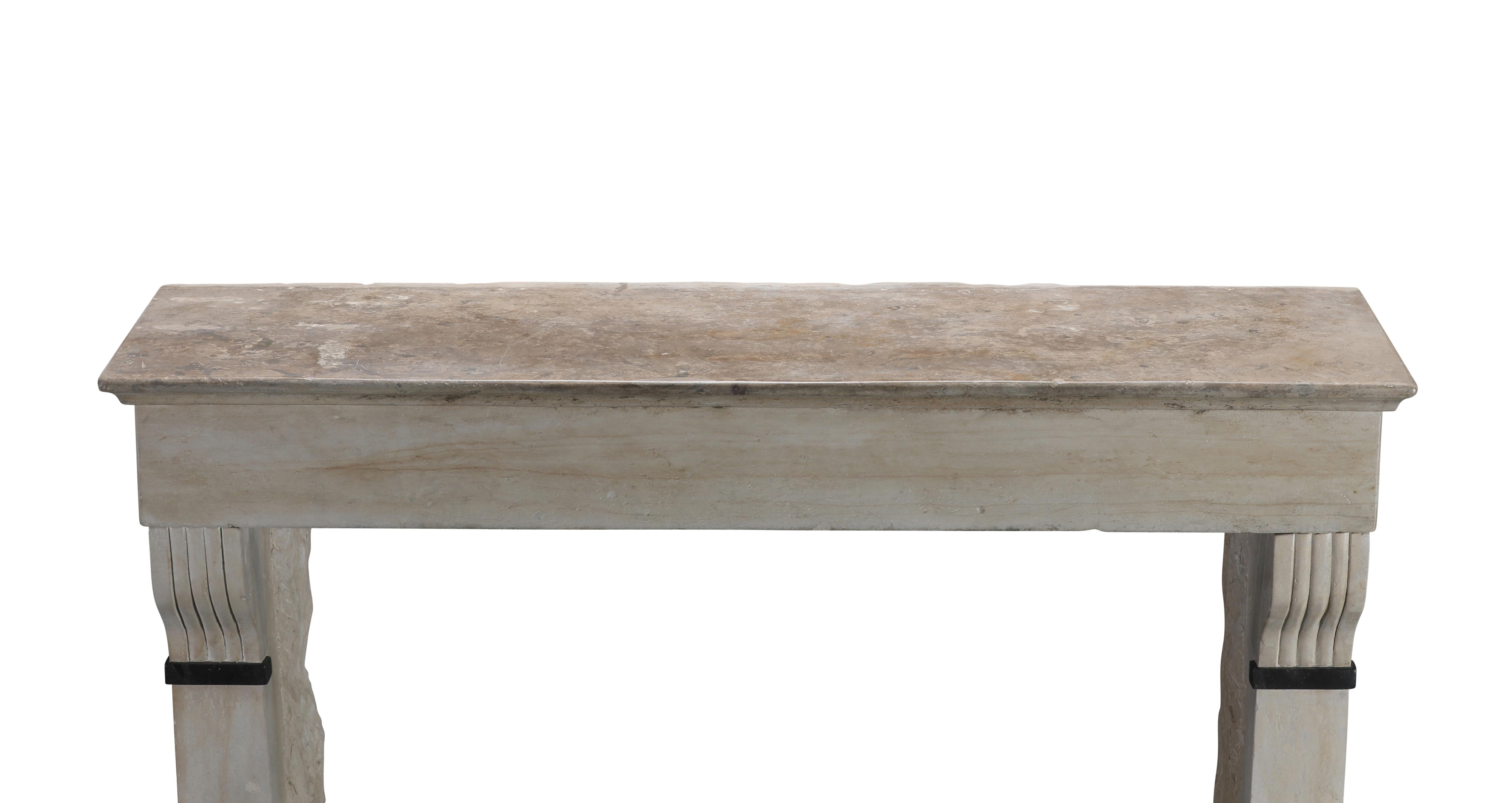 19th Century Period Townhouse Fireplace Surround With Black Marble Detail For Sale 13