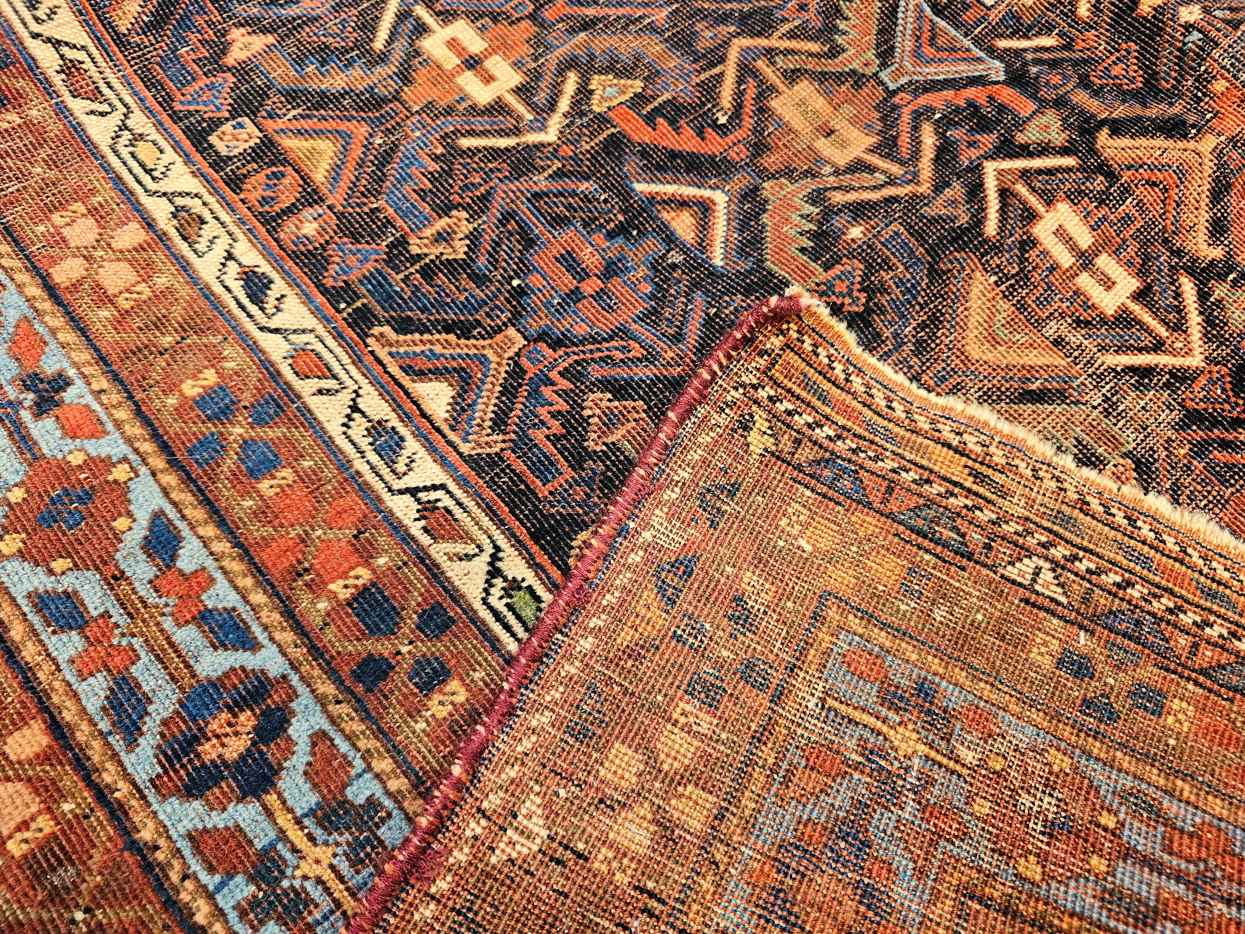 Persischer Afshar-Stammesteppich aus dem 19. im Angebot 4