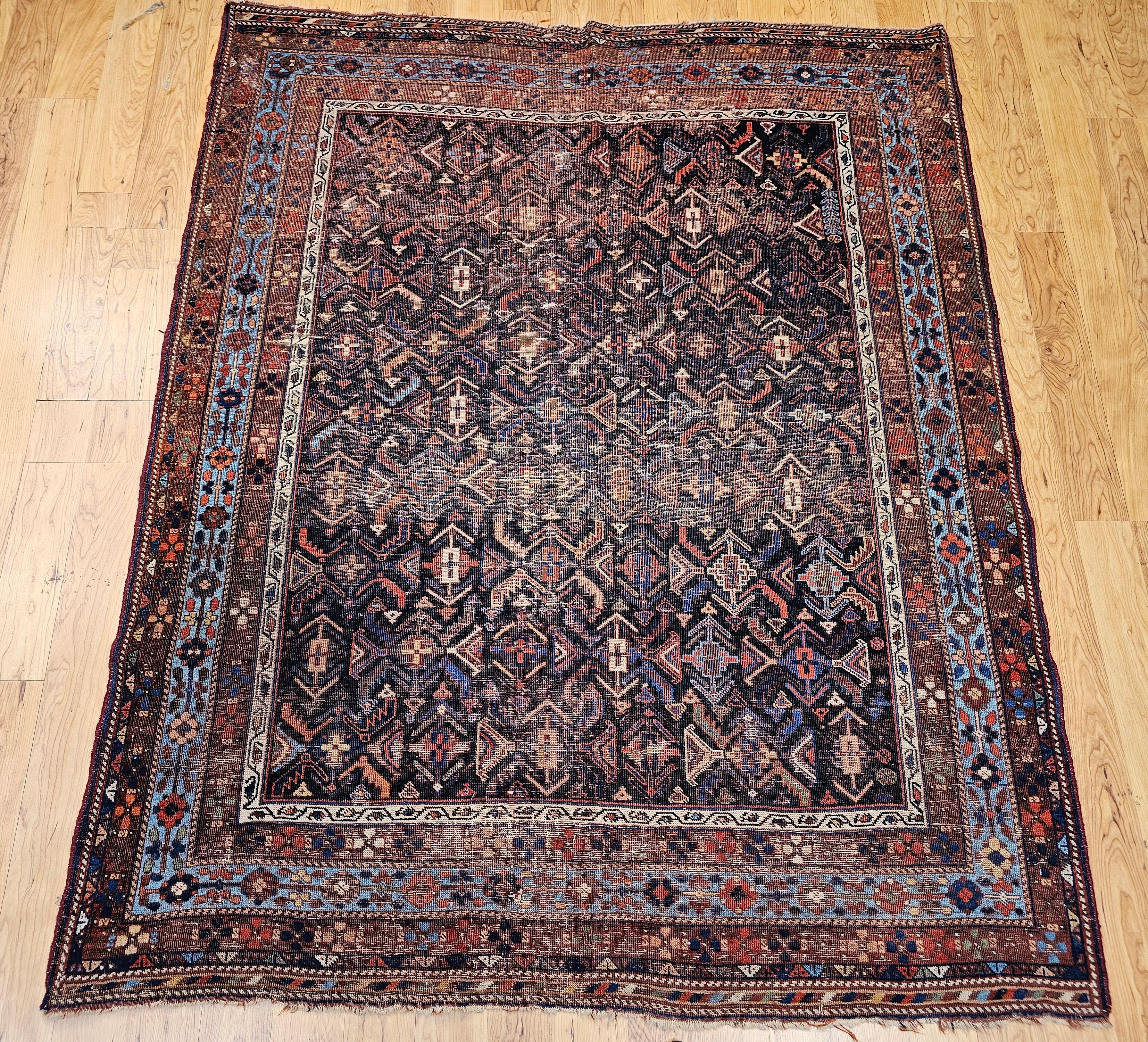 Persischer Afshar-Stammesteppich aus dem 19. im Angebot 12