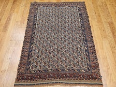 Late 19th Century Persian Afshar Tribal Rug, Hand-Knotted Wool