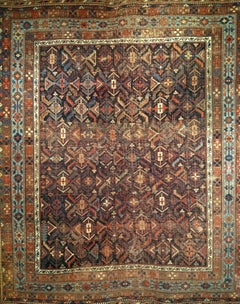 19th Century Persian Afshar Tribal Area Rug
