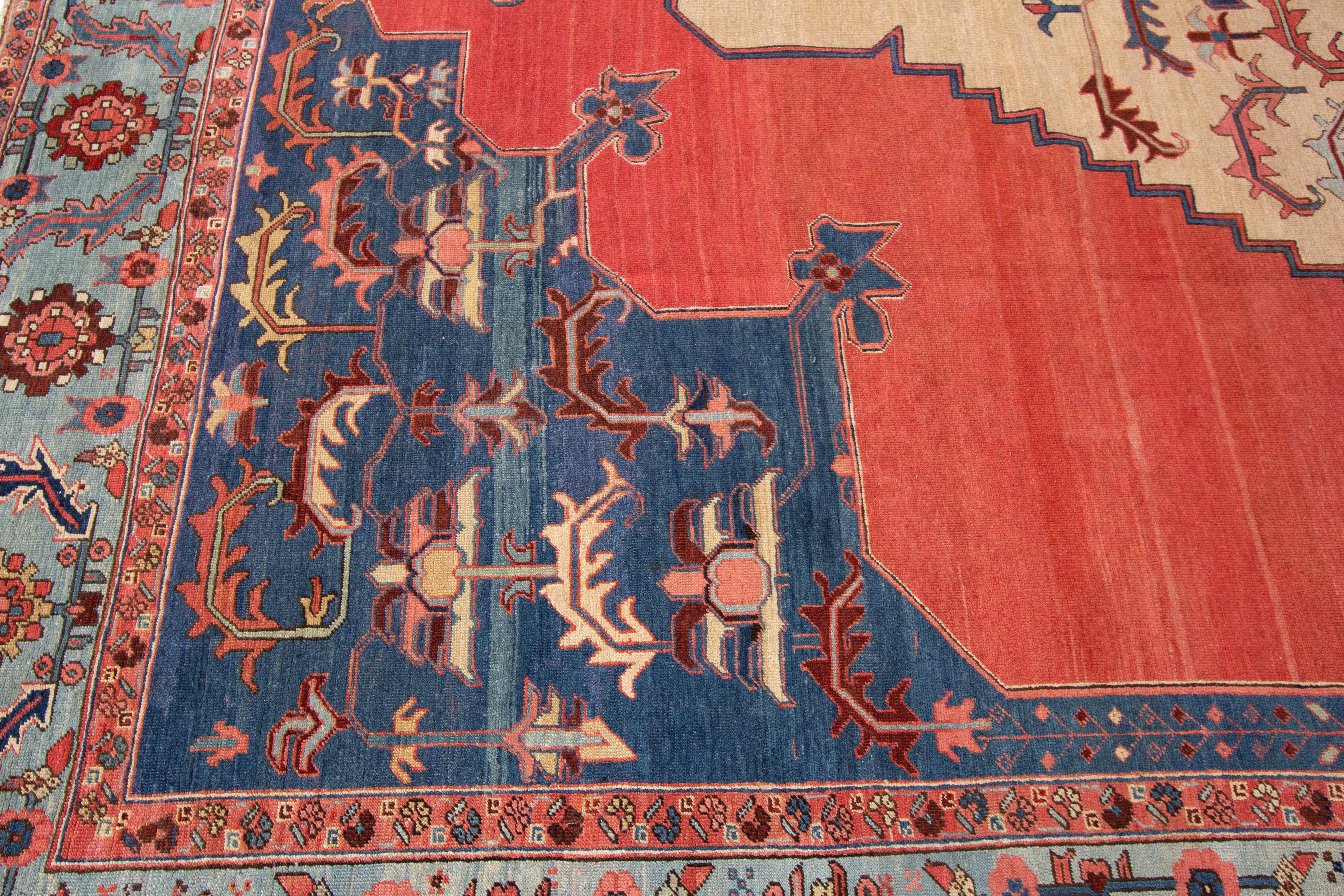 19th Century Persian Bahshaeish Rug For Sale 5